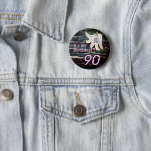 Det är min födelsedag! 90:e födelsedag knapp