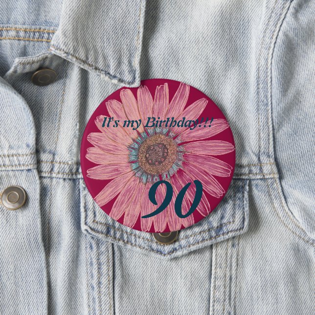Det är min födelsedag! 90:e födelsedag knapp (In Situ)