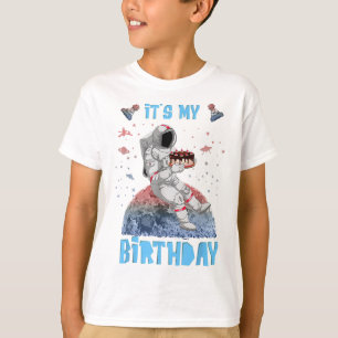 Det är min födelsedag Astronaut Ungdom Kids Rymden T Shirt