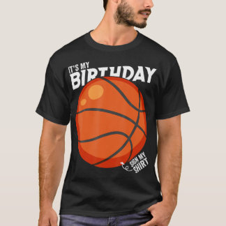 Det är min födelsedag att signera min Shirt Basket T