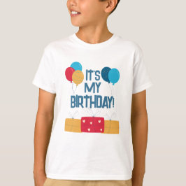 Det är min födelsedag Ballonger och presenter T Shirt