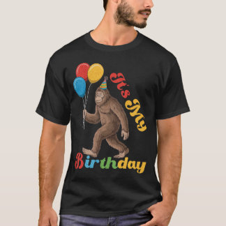 Det är min födelsedag Bigfoot Sasquatch Party T Shirt
