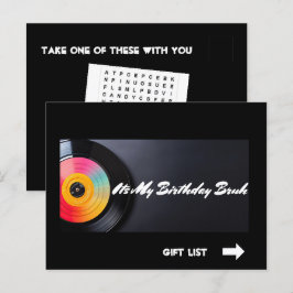 Det är min födelsedag Bruh Vykort