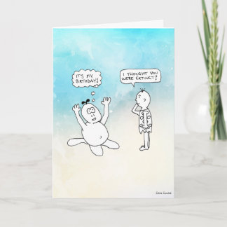 Det är min födelsedag! Det är Tecknader. Kort