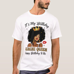 Det är min födelsedag Gemini Queen African America T Shirt