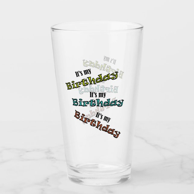 Det är min födelsedag glaskopp (Framsida)