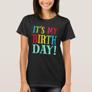 Det är min födelsedag Kvinnor Manar Kids Boys Girl T Shirt