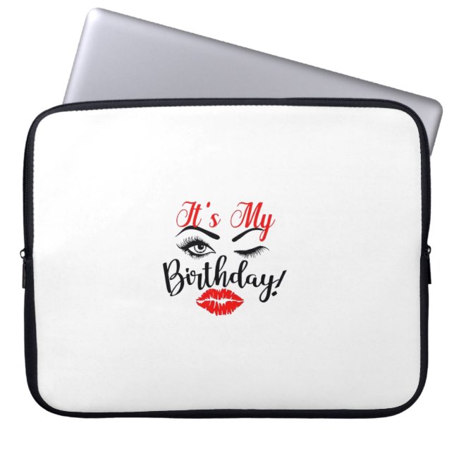 Det är min födelsedag! laptop fodral (Framsidan)