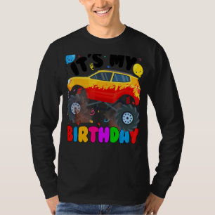 Det är min födelsedag, monster Lastbil, Party-dage T Shirt