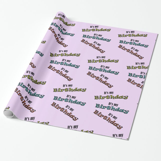 Det är min födelsedag presentpapper (Utrullad)