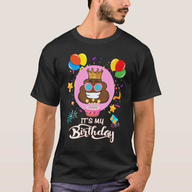 Det är min födelsedag t shirt (Framsida)