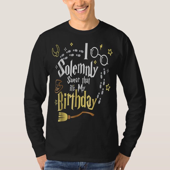 Det är min födelsedag. t shirt (Framsida)