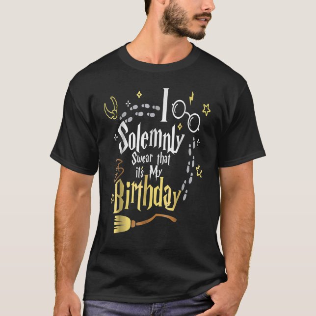Det är min födelsedag. t shirt (Framsida)