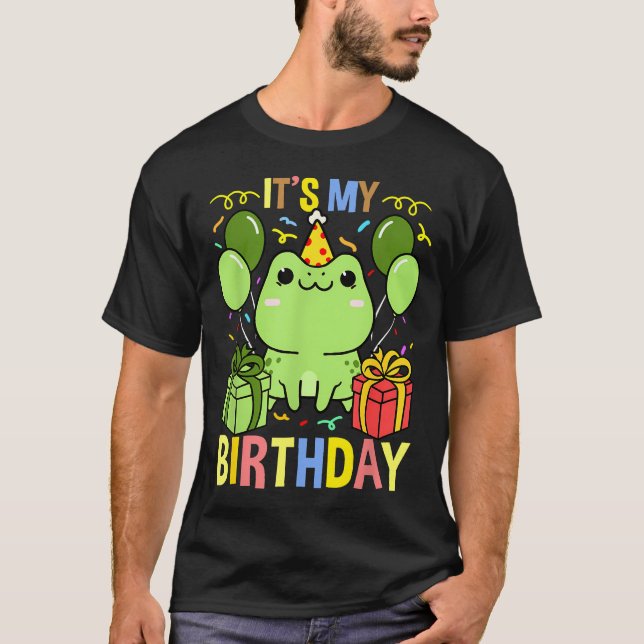 Det är min födelsedag t shirt (Framsida)