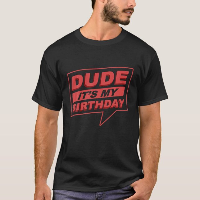 Det är min födelsedag. t shirt (Framsida)