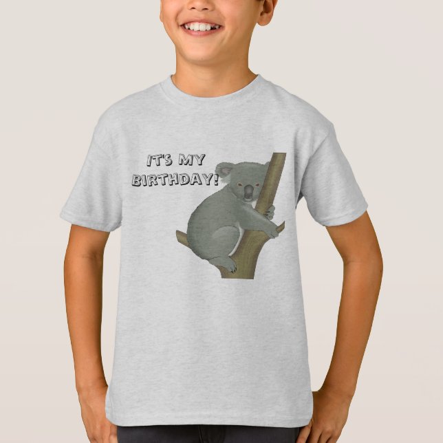 Det är min födelsedag Toddler Koala T-Shirt (Framsida)