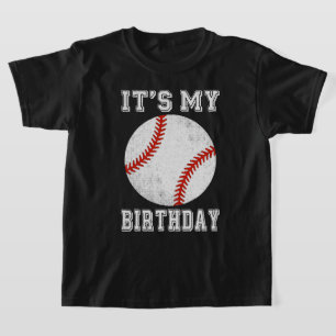 Det är min födelsedags basebolldesign t shirt