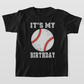 Det är min födelsedags basebolldesign t shirt