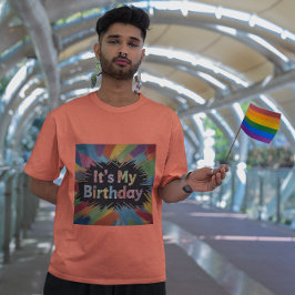 Det är min födelsedags Geometric Confetti T Shirt