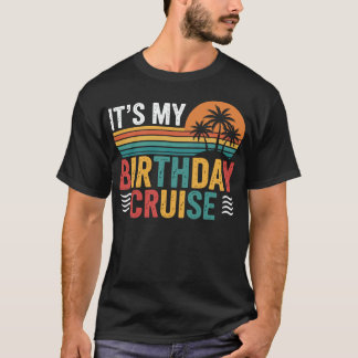 Det är min födelsedags kryssning Retro Tropisk Sol T Shirt