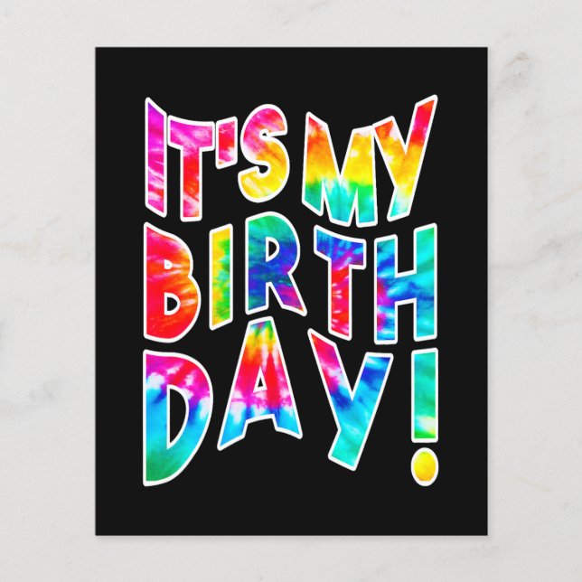 Det är min födelsedagspresent flygblad (Framsidan)