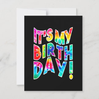 Det är min födelsedagspresent tack kort