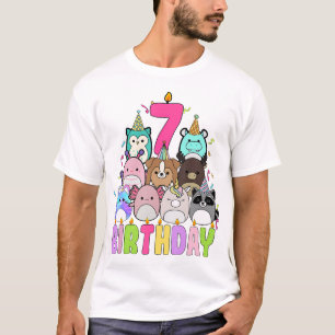 Det är min födelsedagstorget Mallow Girls Kids kli T Shirt