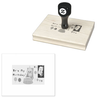 Det är min födelsedagsvalp stämpel