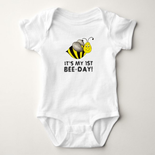 Det är min första bisdag, Bumblebee första födelse Tee Shirt (Framsida)