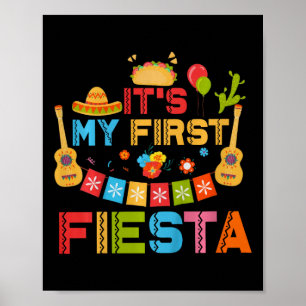 Det är min första Fiesta-födelsedag, mexikanska Ci Poster