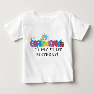 Det är min första födelsedag baby t-shirt