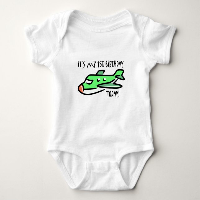 Det är min första födelsedag idag t-shirt (Framsida)