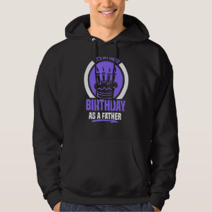Det är min första födelsedag som Far pappa Pappa P Hoodie
