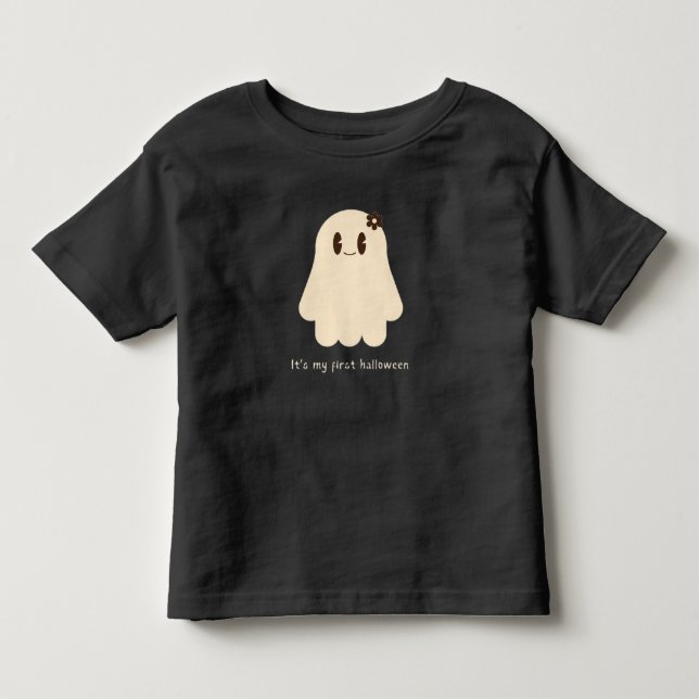 Det är min första Halloween söta spöke  T Shirt (Framsida)