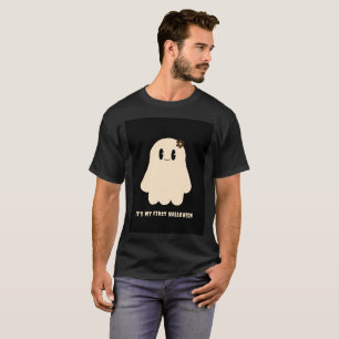 Det är min första Halloween Svart XL Kläder Herr T Shirt