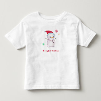 Det är min första jul barn T-shirt