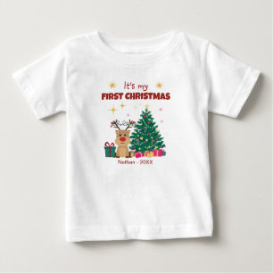 Det är min första jul med renar t shirt