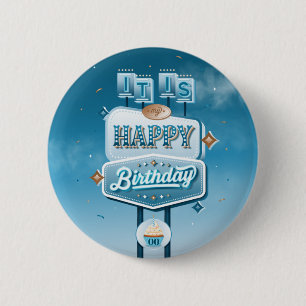 Det är Min Grattis på födelsedagen/Button Pinback Knapp