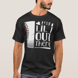 Det är min lilla bror där ute Baseball Lil Br T Shirt