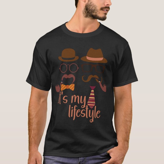 Det är min livsstil jag Hipster-röktobak. T Shirt (Framsida)