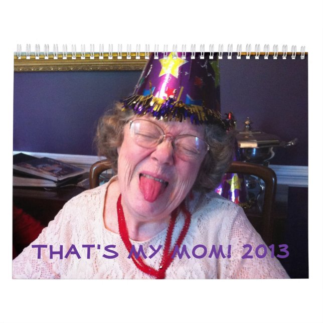 Det är min lustiga presentkalender i Mamma Kalender (Omslag)
