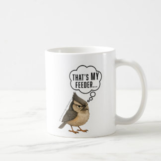 Det är min matfågelroliga mes fågel kaffemugg