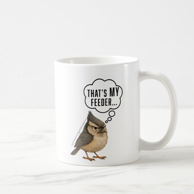 Det är min matfågelroliga mes fågel kaffemugg (Höger)