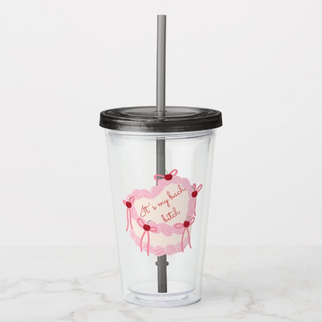 Det är min möhippa | Bröllopsfest med tjejig tårta Take Away Mugg (Framsida)
