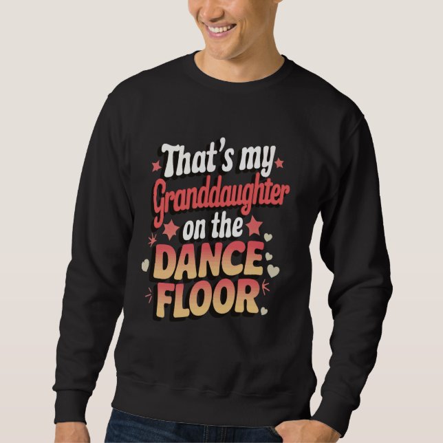 Det är min mordotter på Dance Golv Lång Ärmad Tröja (Framsida)