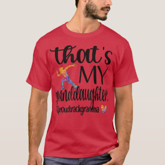 Det är min mordotter Proud Track Grandma  T Shirt