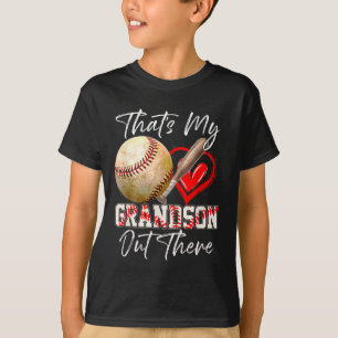 Det är min morson där ute Baseball Grandma Moth T Shirt