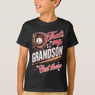 Det är min morson där ute Baseball Grandma Moth T Shirt