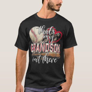 Det är min morson där ute Baseball Grandma T Shirt