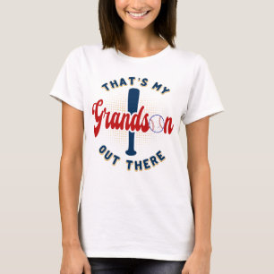 Det är min morson där ute Baseball Grandma T Shirt